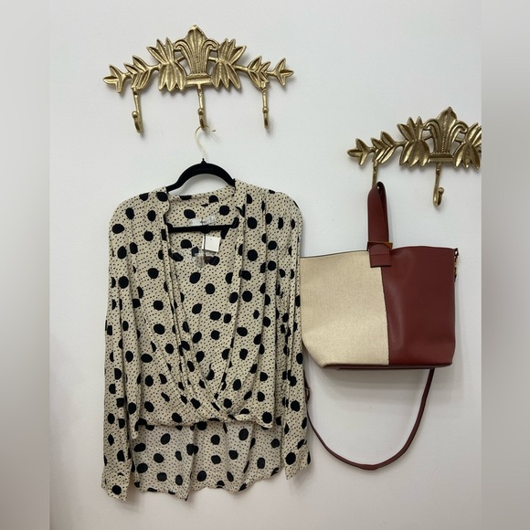 🆕MANGO Frenchy polka dot blouse S - Picture 6 of 6